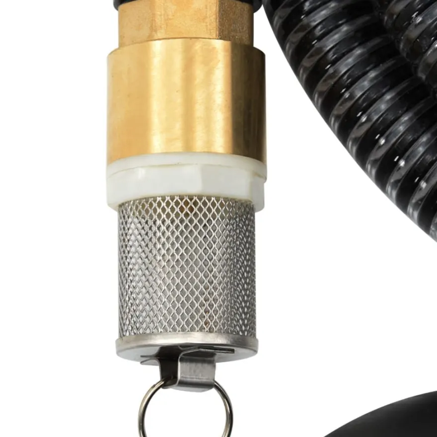 Imuletku messinkiliittimillä musta 1,1" 20 m PVC, Verkkokaupan poistotuote