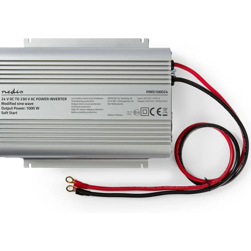 Invertteri Nedis PIMS100024, 1000W, muokattu siniaalto