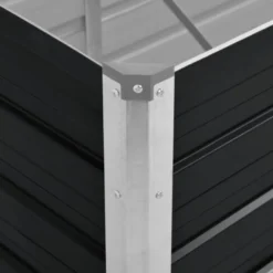 Istutuslaatikko antrasiitti 240x80x77 cm galv. teräs