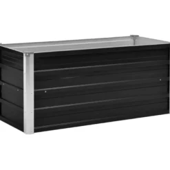 Istutuslaatikko antrasiitti 100x40x45 cm galv. teräs
