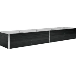Istutuslaatikko antrasiitti 320x80x45 cm galv. teräs