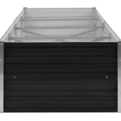 Istutuslaatikko antrasiitti 320x80x45 cm galv. teräs