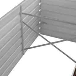 Istutuslaatikko ruskea 240x80x77 cm galvanoitu teräs
