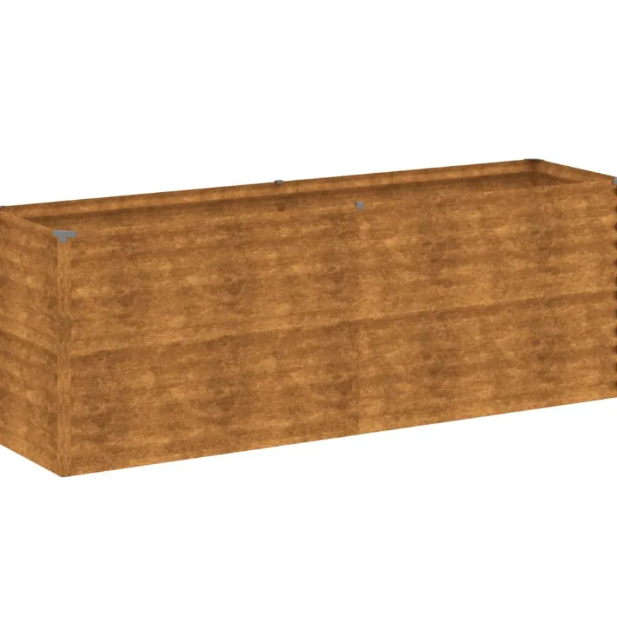 Istutuslaatikko 196x50x69 cm corten-teräs