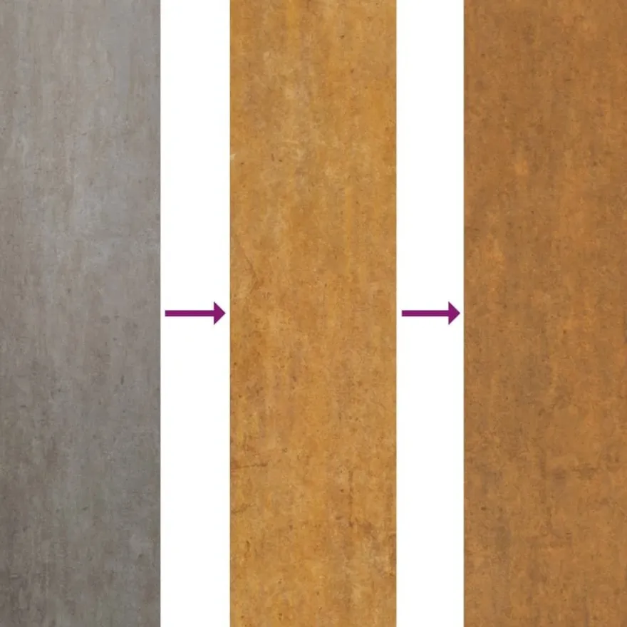 Istutuslaatikko 960x100x36 cm corten-teräs