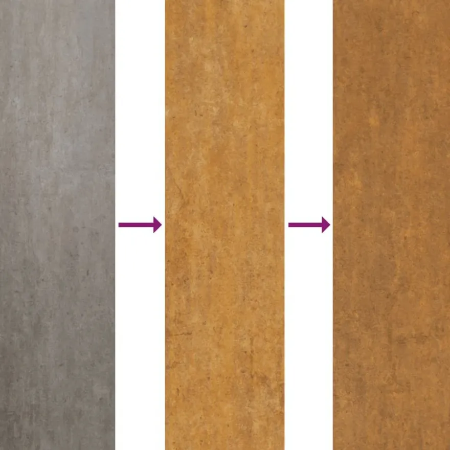 Istutuslaatikko 360x80x40 cm corten-teräs