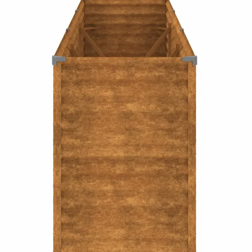 Istutuslaatikko 291x50x69 cm corten-teräs