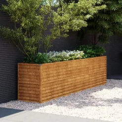Istutuslaatikko 291x50x69 cm corten-teräs