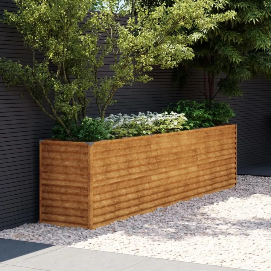 Istutuslaatikko 291x50x69 cm corten-teräs
