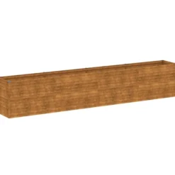 Istutuslaatikko 385x50x69 cm corten-teräs