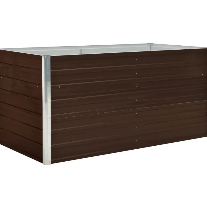 Istutuslaatikko 160x80x77cm ruskea