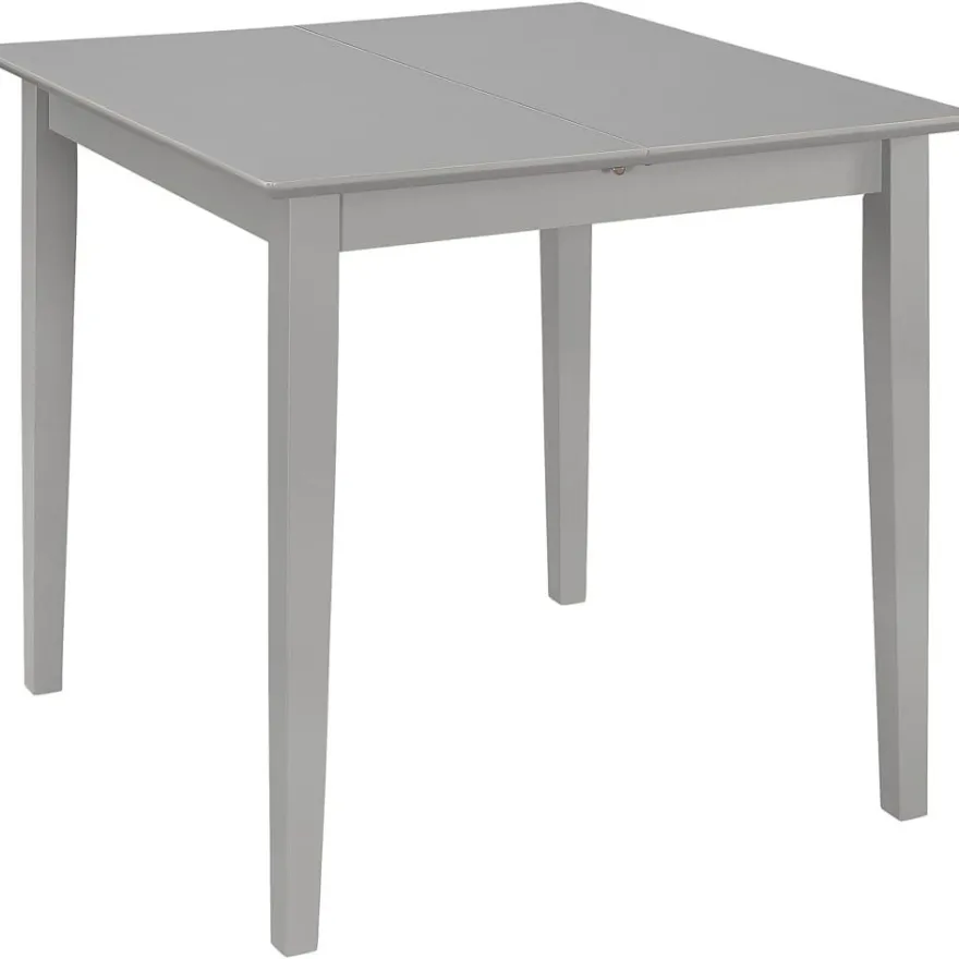 Jatkettava ruokapöytä harmaa (80-120)x80x74 cm mdf