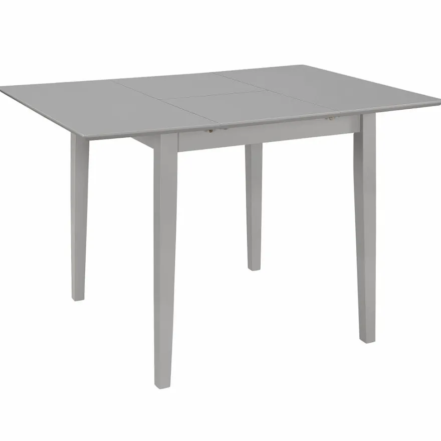 Jatkettava ruokapöytä harmaa (80-120)x80x74 cm mdf