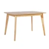Jatkettava ruokapöytä Home4You Jonna 120/160x80cm tammi