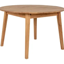 Jatkettava ruokapöytä House Nordic Metz, ø118x118-158cm, ruskea