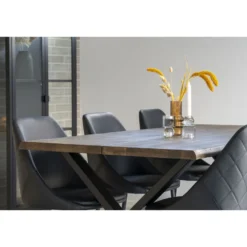 Jatkettava ruokapöytä House Nordic Toulon, ruskea