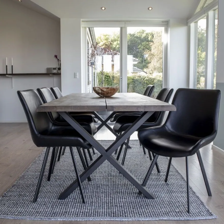 Jatkettava ruokapöytä House Nordic Toulon, ruskea