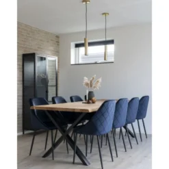 Jatkettava ruokapöytä House Nordic Toulon, ruskea
