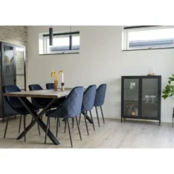 Jatkettava ruokapöytä House Nordic Toulon, ruskea