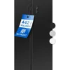 Jääkaappipakastin Bomann SBS7344SIX Side by Side French Door, 90cm, 291/151 l, musta
