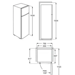 Jääkaappipakastin Electrolux LTB1AE24W0