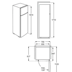 Jääkaappipakastin Electrolux LTB1AE28W0