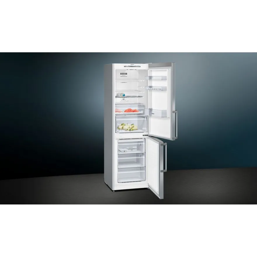 Jääkaappipakastin Siemens iQ300 KG36NVIER 60cm, 247/110 l, teräs