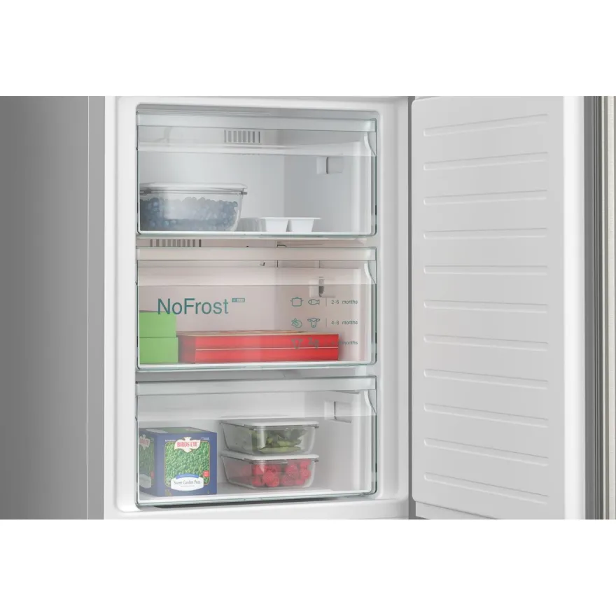 Jääkaappipakastin Siemens iQ500 KG39N4ICF, 60cm, 260/103 l, teräs
