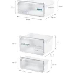 Jääkaappipakastin Siemens iQ100 KI87V5SE0 54cm, 200/70 l, integroitava