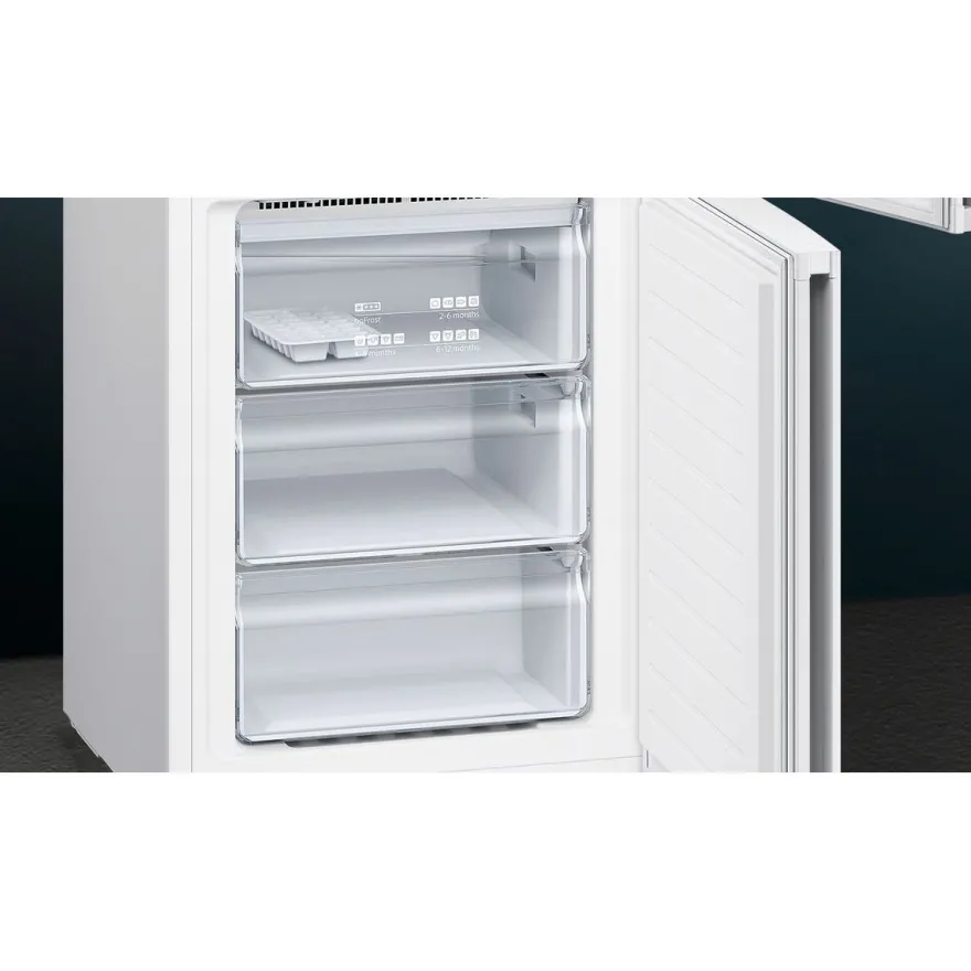 Jääkaappipakastin Siemens iQ300 KG39NVWEC 60cm, 290/110 l, valkoinen