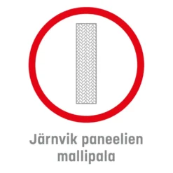 Järnvik Decoration -paneelin mallipala
