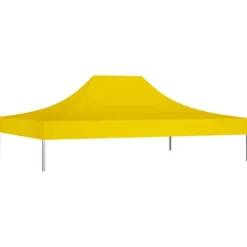 Juhlateltan katto 4,5x3 m keltainen 270 g/m² (15374)