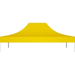 Juhlateltan katto 4,5x3 m keltainen 270 g/m² (15374)