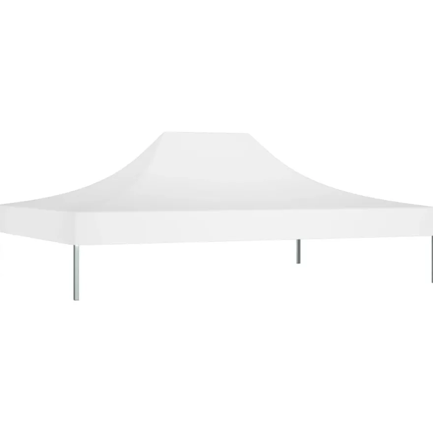 Juhlateltan katto 4,5x3 m valkoinen 270 g/m²