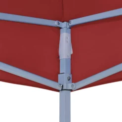 Juhlateltan katto 4x3 m viininpunainen 270 g/m²