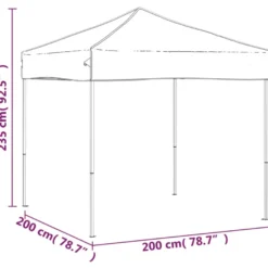 Juhlateltta kokoontaittuva, 2-3x2-6m, eri kokoja ja värejä