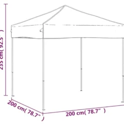 Juhlateltta kokoontaittuva, 2-3x2-6m, eri kokoja ja värejä