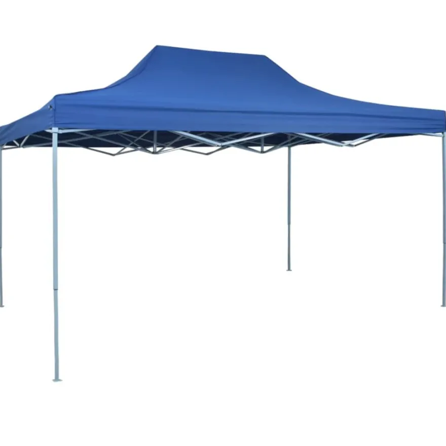 Juhlateltta Pro, kokoontaittuva, 3x4m, teräs, sininen