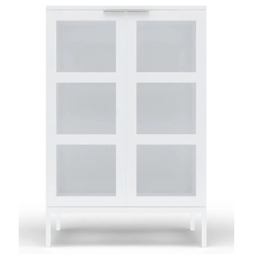 Kaappi lasiovilla Tenstar Siera, korkea, eri värejä