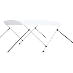 2-kaarinen bimini-kate, valkoinen 180x130x110 cm