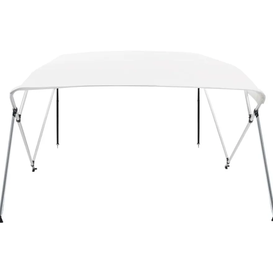 4-kaarinen bimini-kate valkoinen 243x210x117 cm