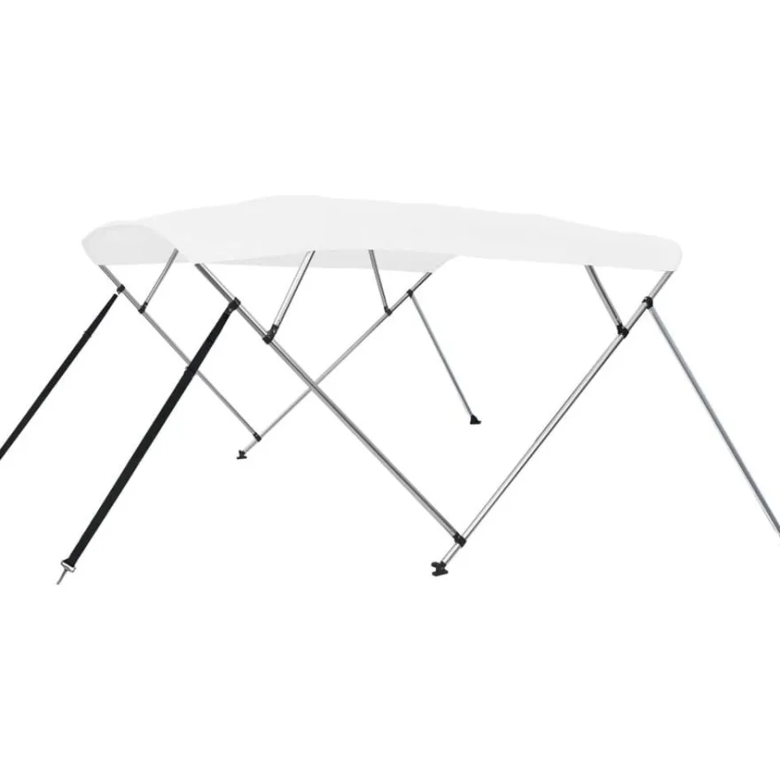 4-kaarinen bimini-kate valkoinen 243x210x117 cm
