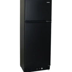 Kaasujääkaappi pakastelokerolla Sunwind Ventus 225, 60cm, 167/46 l, musta