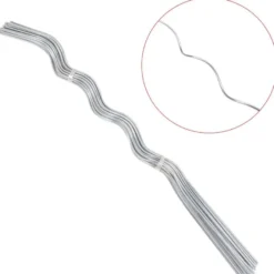 Kasvituet 50 kpl, spiraali, 110 cm, galvanoitu teräs