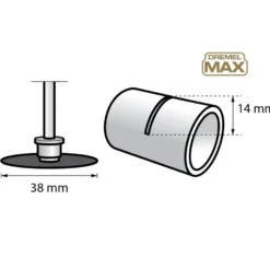 Katkaisulaikka Dremel Max EZ SpeedClic SC456DM, metallille
