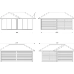 Katos Palmako Bianca Set 213, sis.liukuovet 24,9 m²