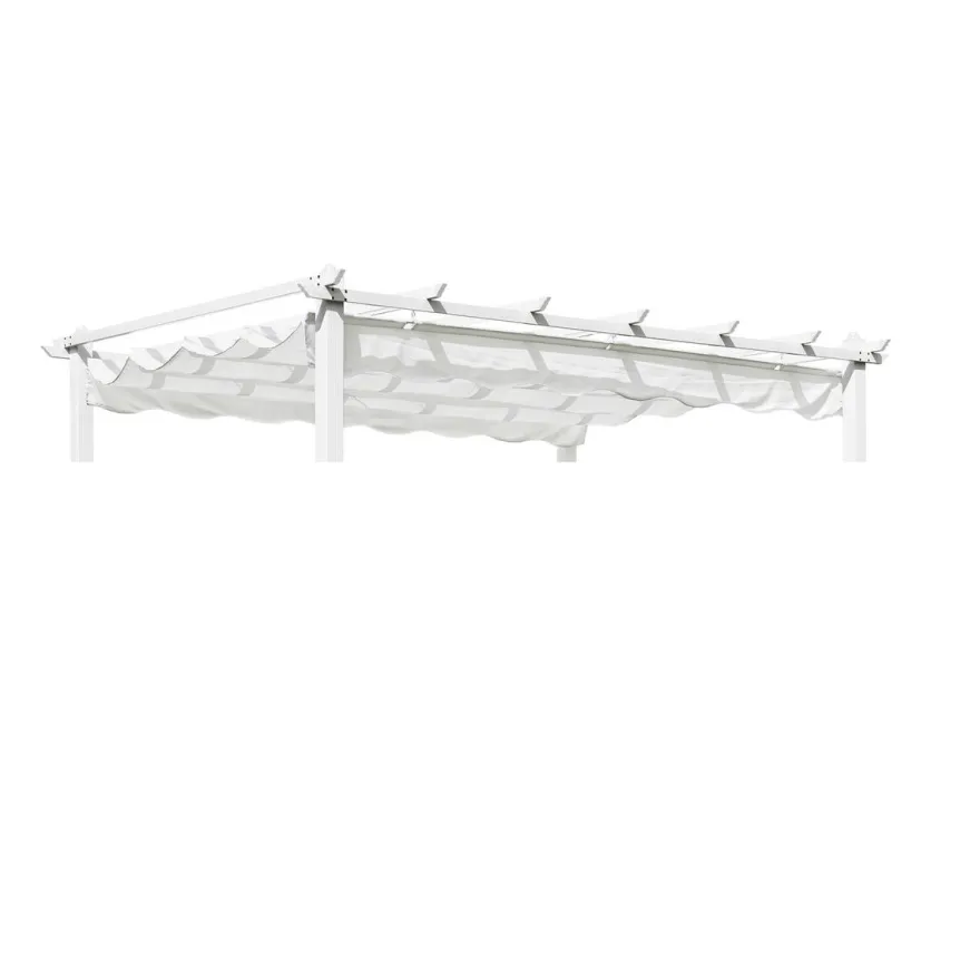Katto Hillerstorp Skanör 3x4m paviljongille, valkoinen, Verkkokaupan poistotuote