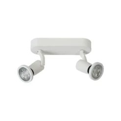 Kattospotti Lucide Jaster, 198x60mm, 2x5W, valkoinen