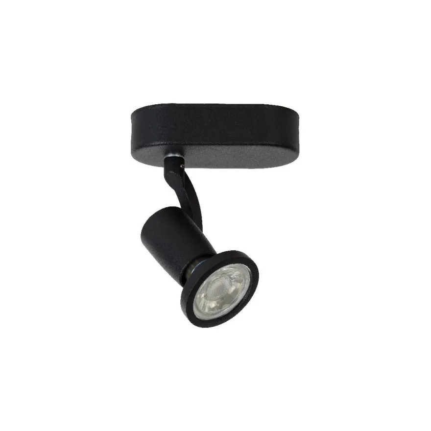 Kattospotti Lucide Jaster, 117x50mm, 5W, musta