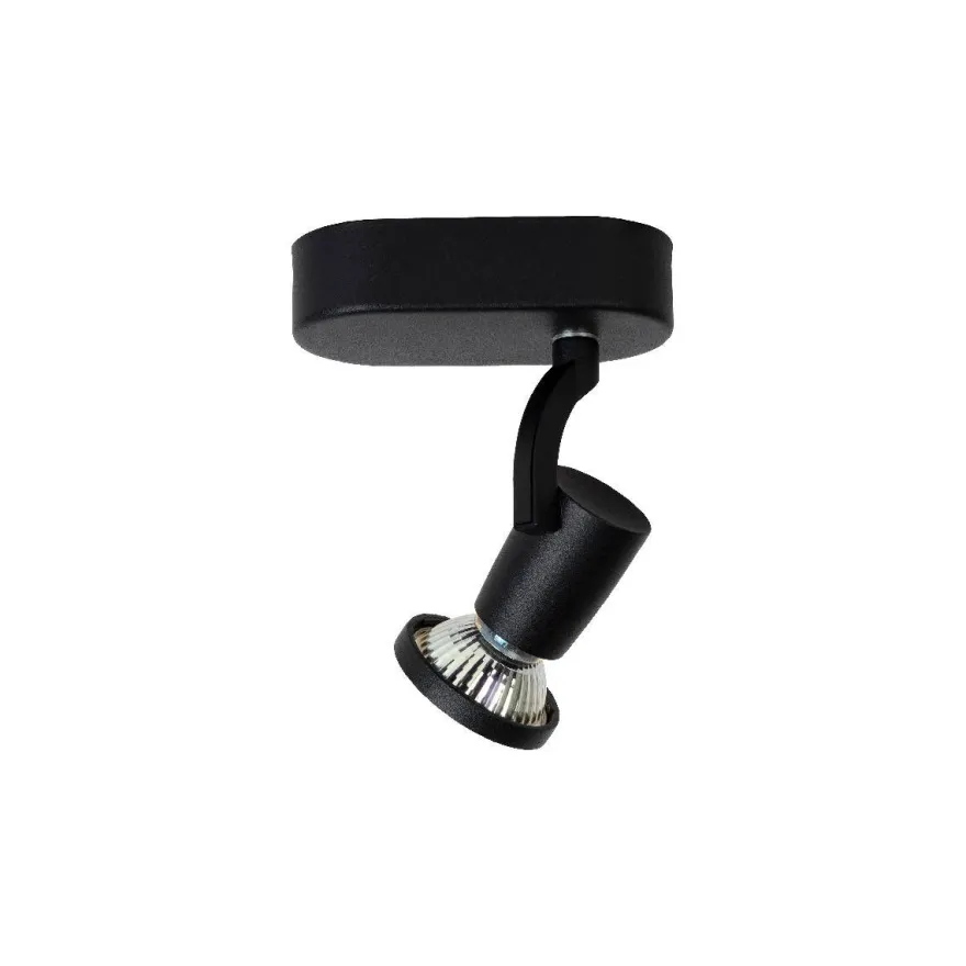 Kattospotti Lucide Jaster, 117x50mm, 5W, musta